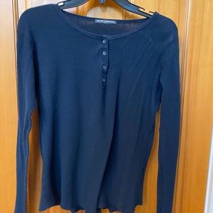 navy blue brandy Melville thermal